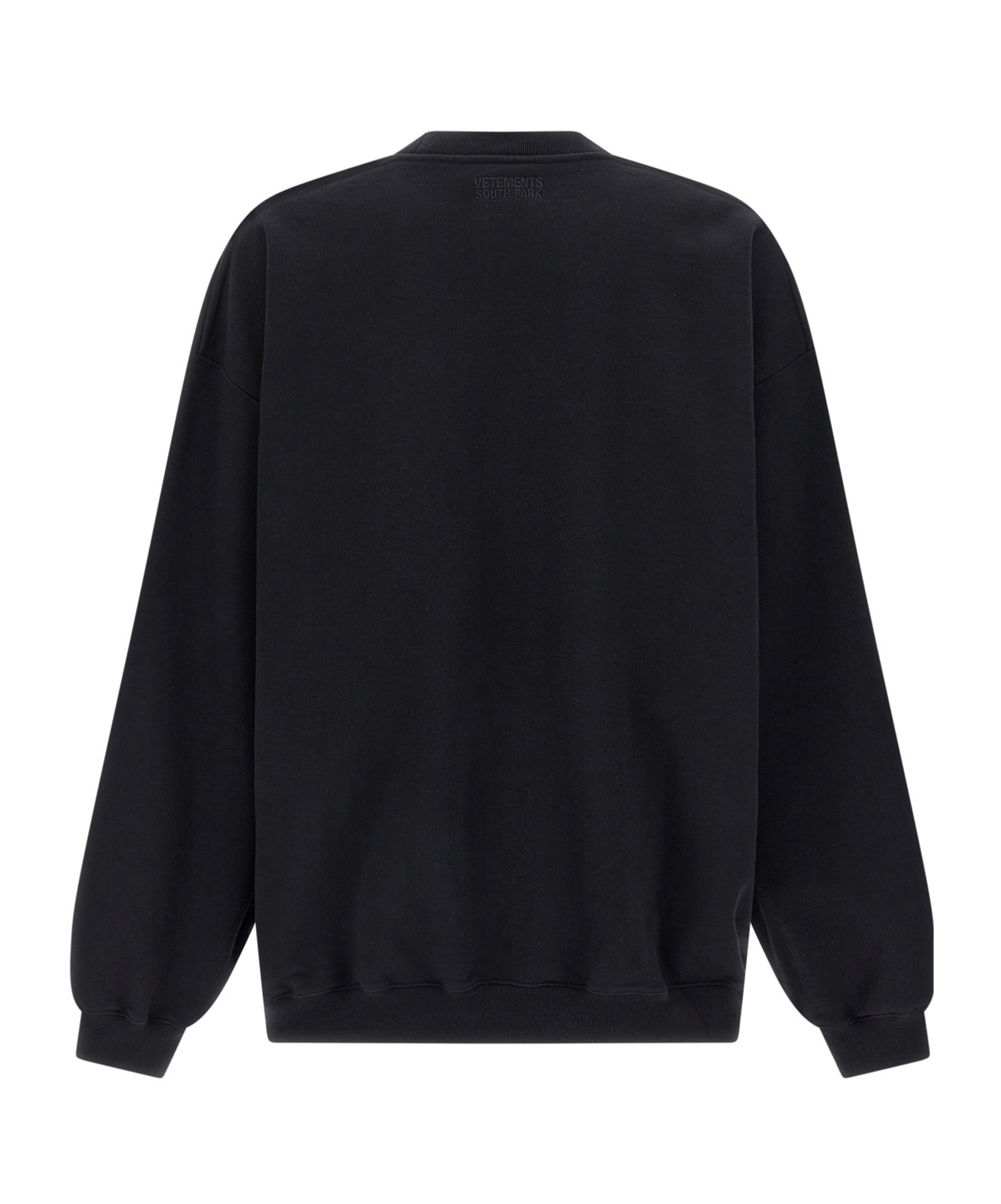 Vetements Black Runway 'south Park' Oversized Sweatshirt In Black