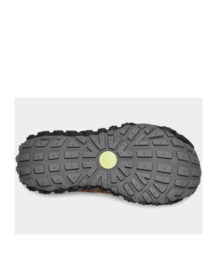 Ugg Venture Daze Flatform Suede Mules In Black