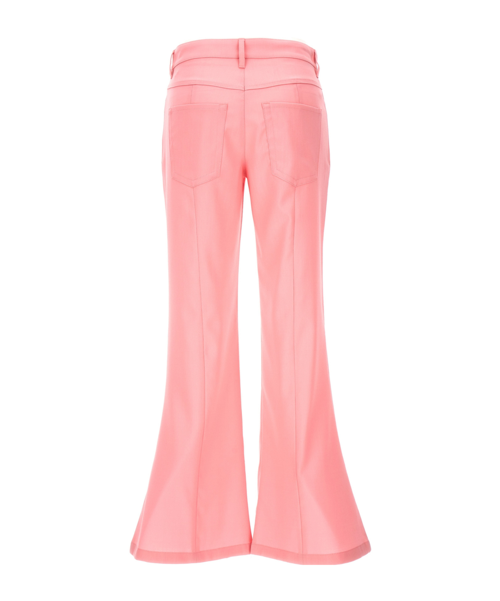 Marni Grain De Poudre Flared Trousers In Pink