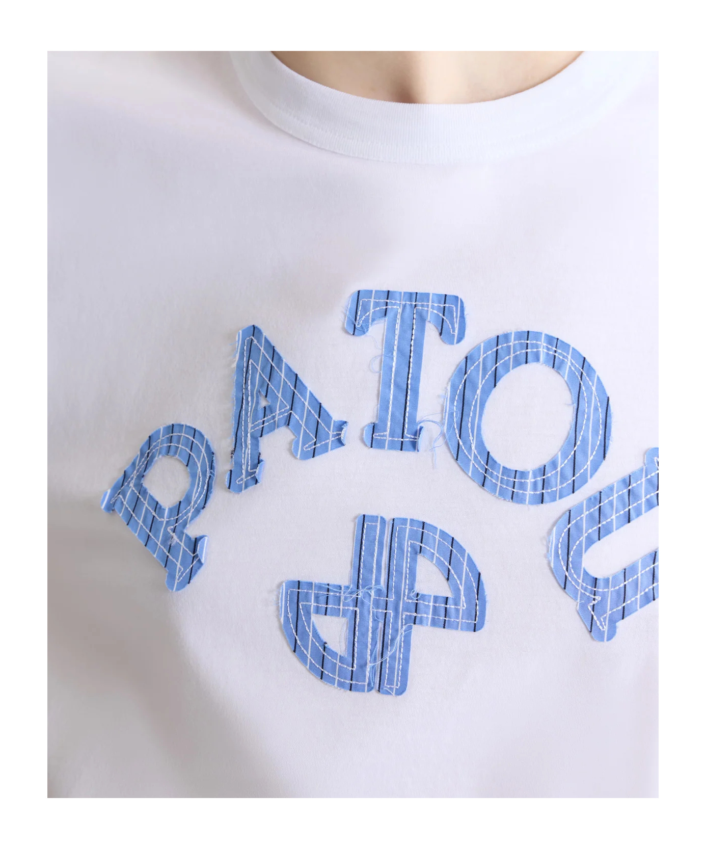Patou Logo-lettering T-shirt In White
