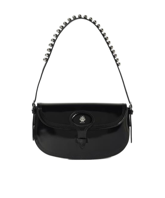Bally Small Beckett Shoulder Bag In Black