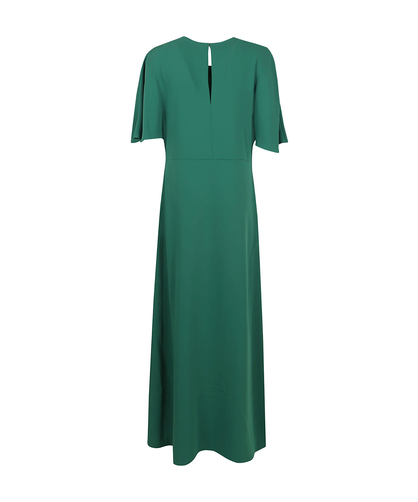 P.a.r.o.s.h Draped Detail Midi Length Round Neckline