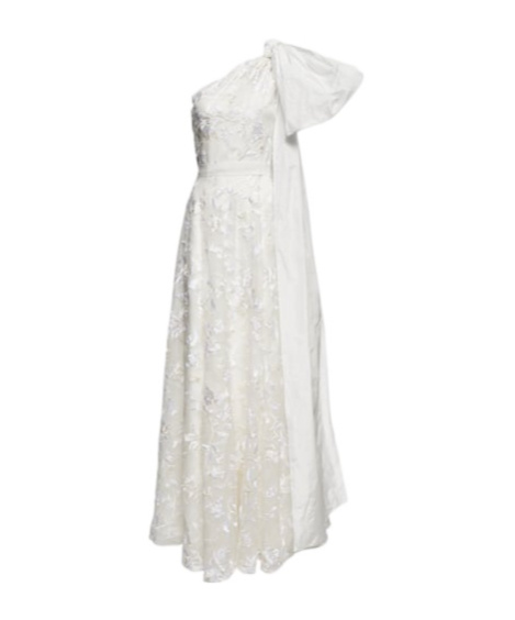 Erdem Bridal Hanne Embroidered Organza Gown In White