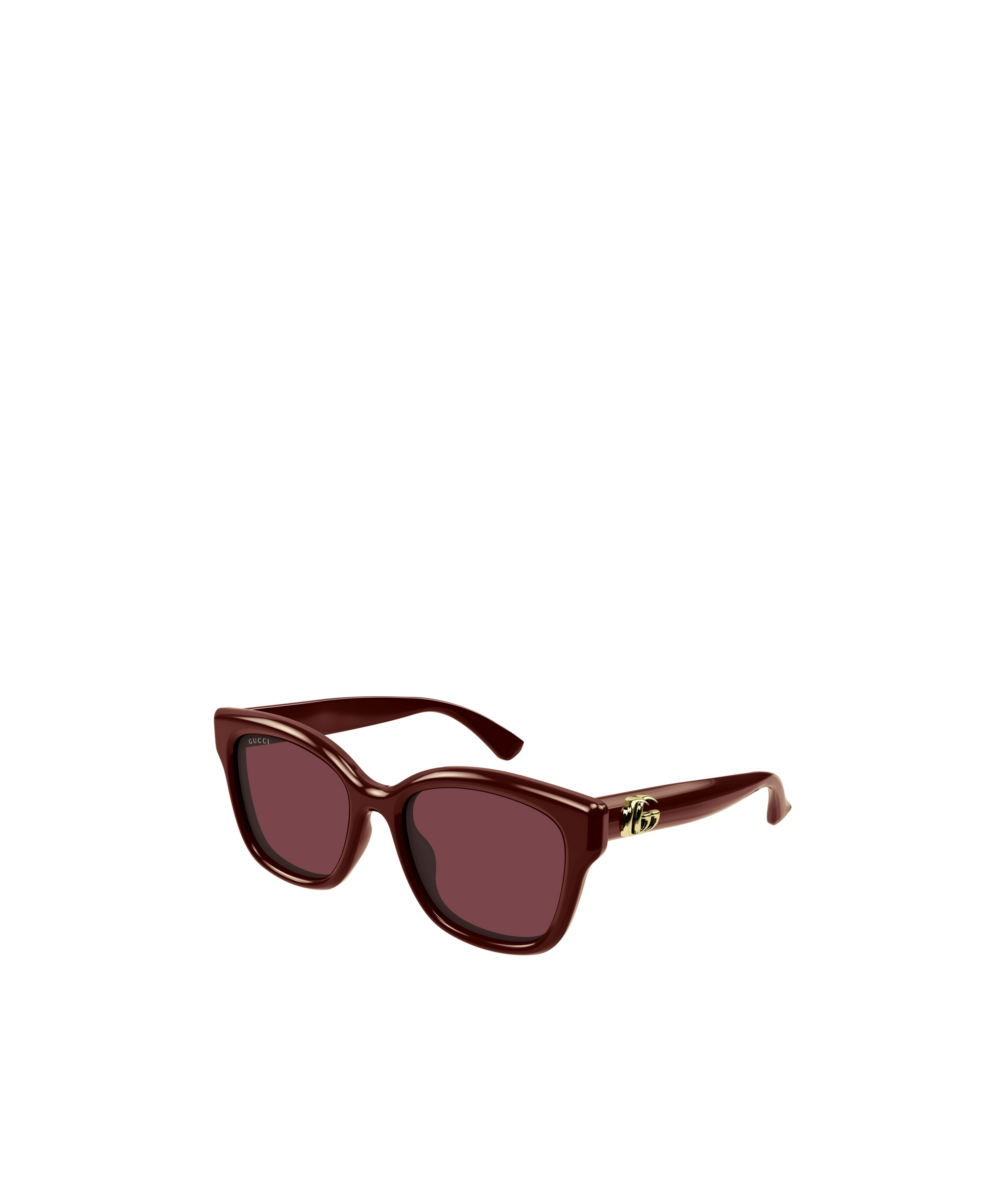 Gucci Geometric Frame Sunglasses In Red