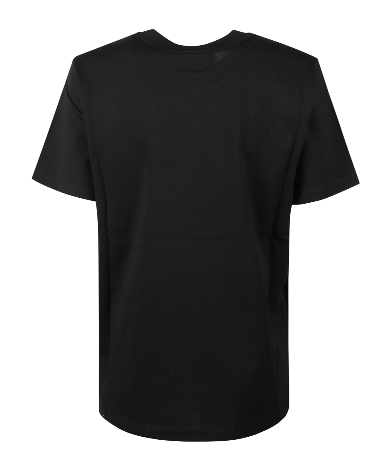 Elisabetta Franchi Short-sleeve Print T-shirt In Black