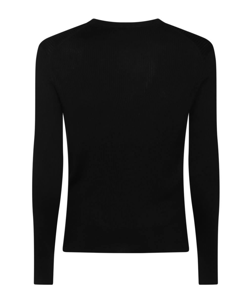Tom Ford Short-button Fastening T-shirt In Black