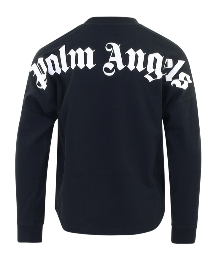 Palm Angels Long-sleeved T-shirt In Black