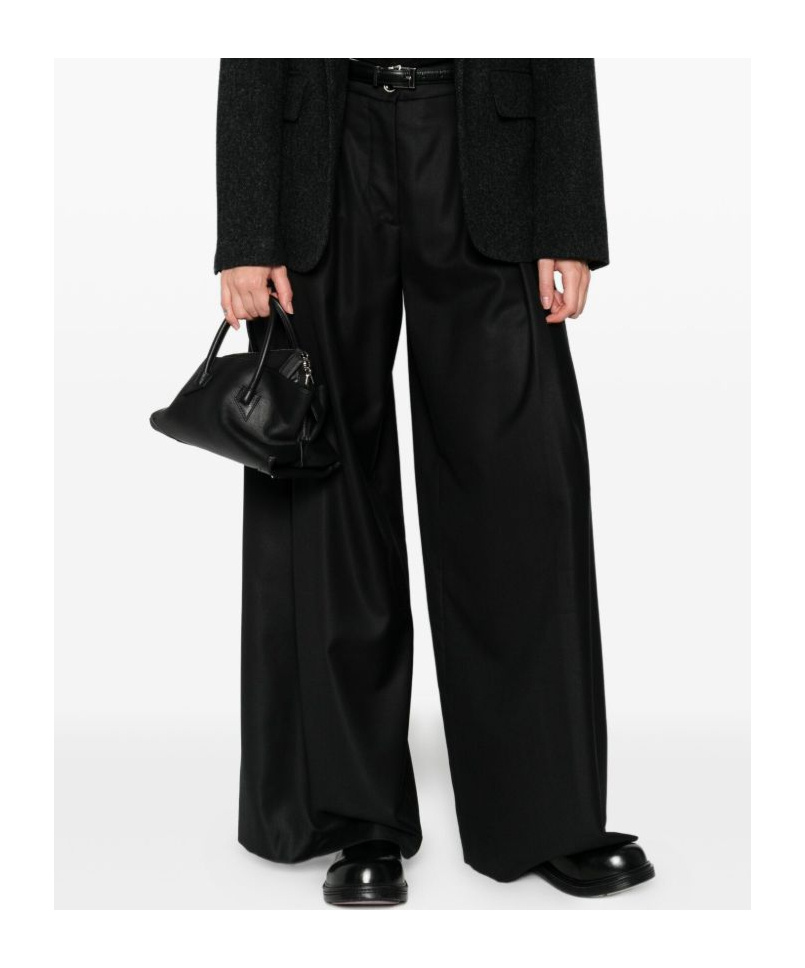 Nine In The Morning Casual Pants With Belt Loops In Black