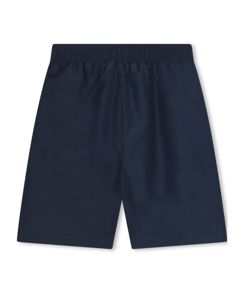 Kenzo Logo-print Track Shorts In Black
