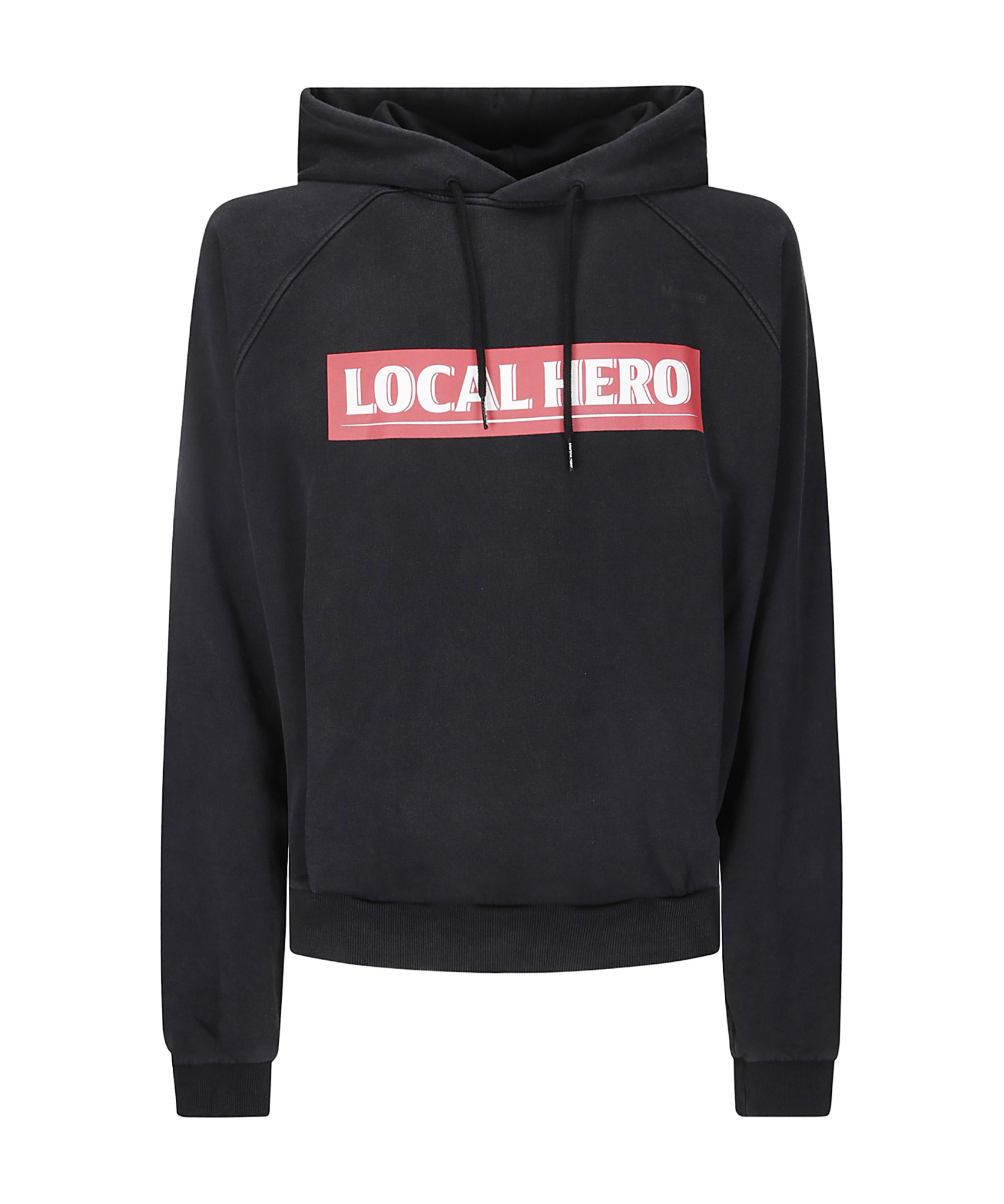 Shop Martine Rose Slogan-print Hoodie In Black