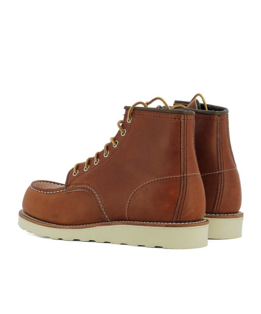 Red Wing Shoes Classic Moc Lace-up Boots For Men In Brown