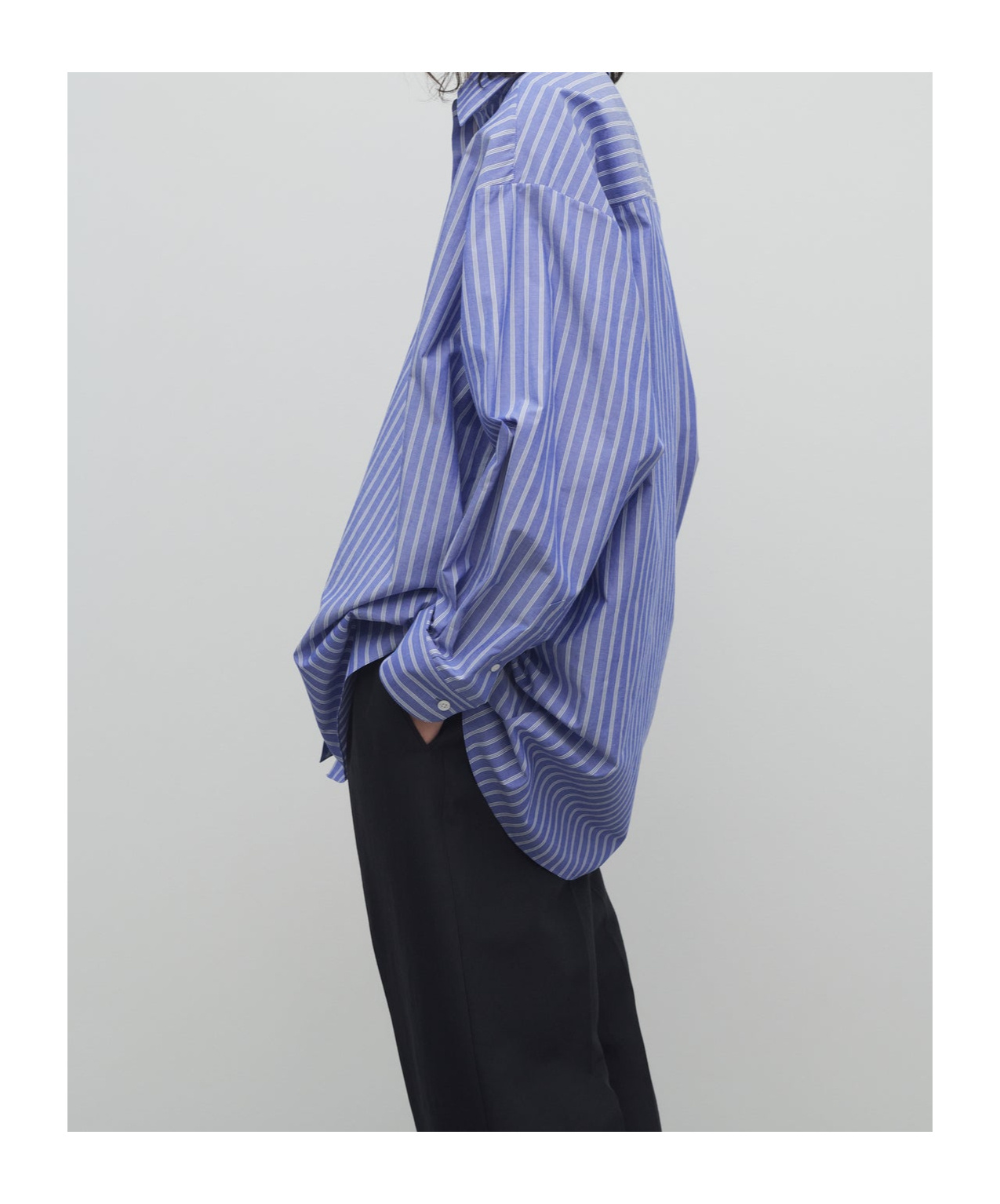 The Row Long-sleeved Shirt In Blue