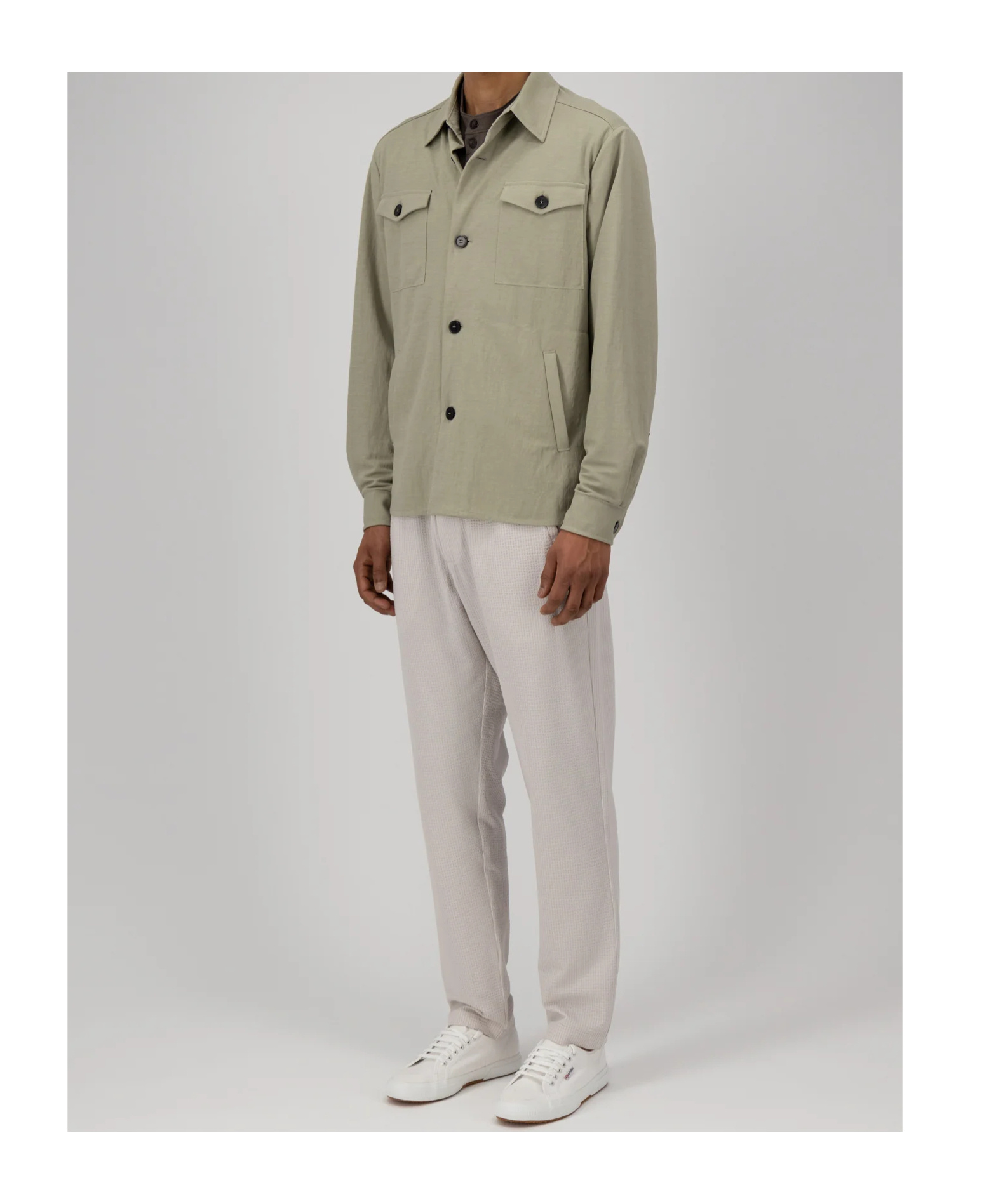 Harris Wharf London Button-up Overshirt