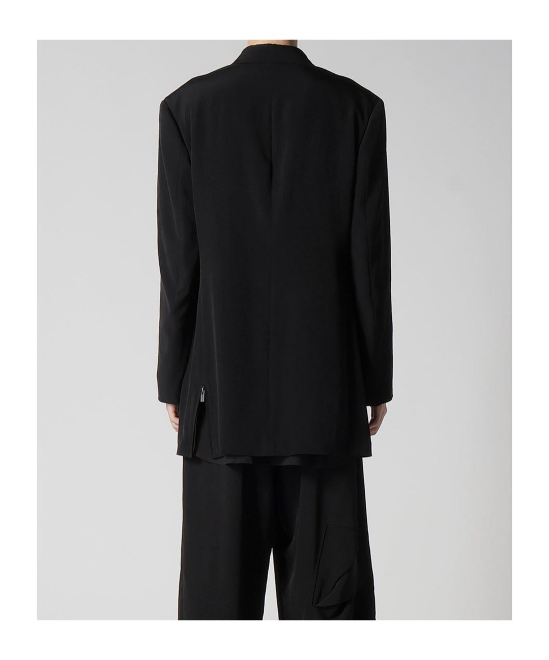 Shop Yohji Yamamoto Single Breasted Blazer In Black