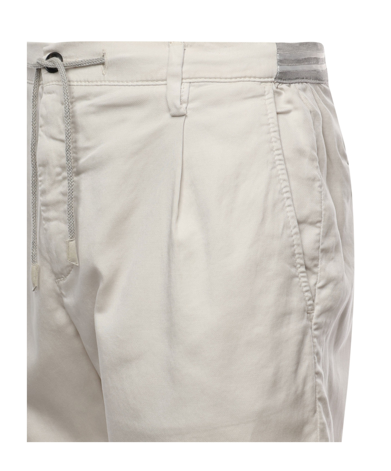 Shop Eleventy Drawstring-waist Shorts In White