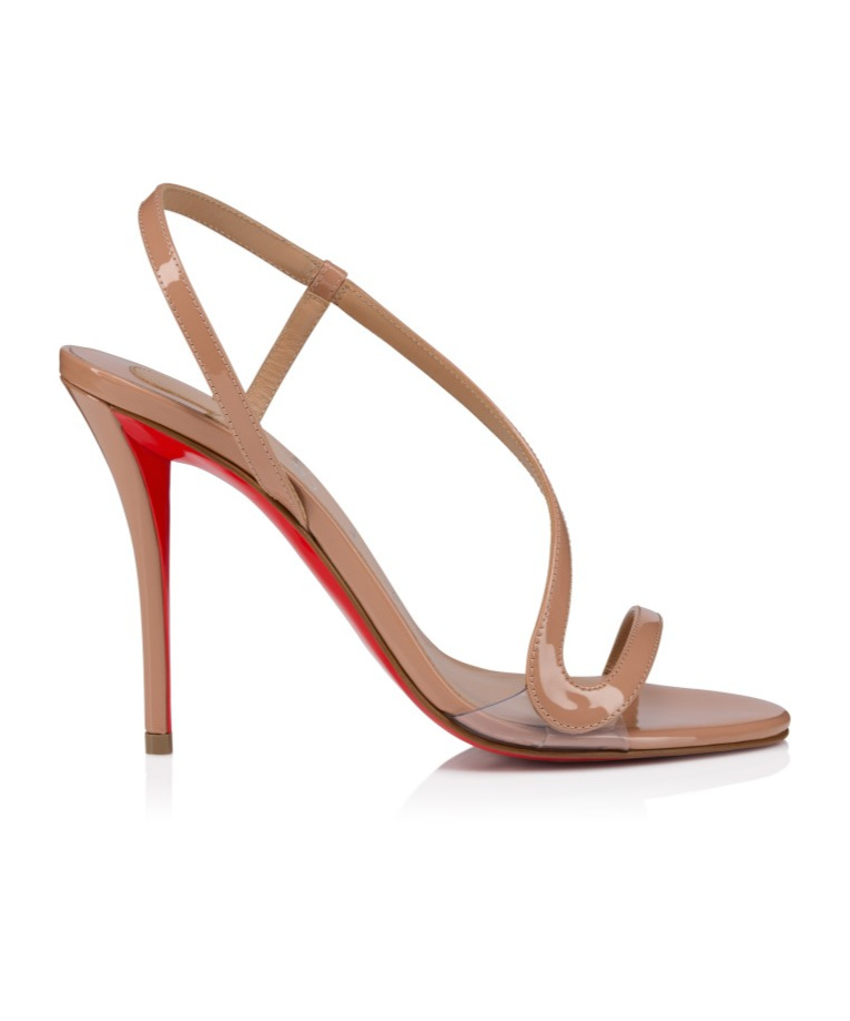 Christian Louboutin Open-toe High-heeled Sandals In Animal Print