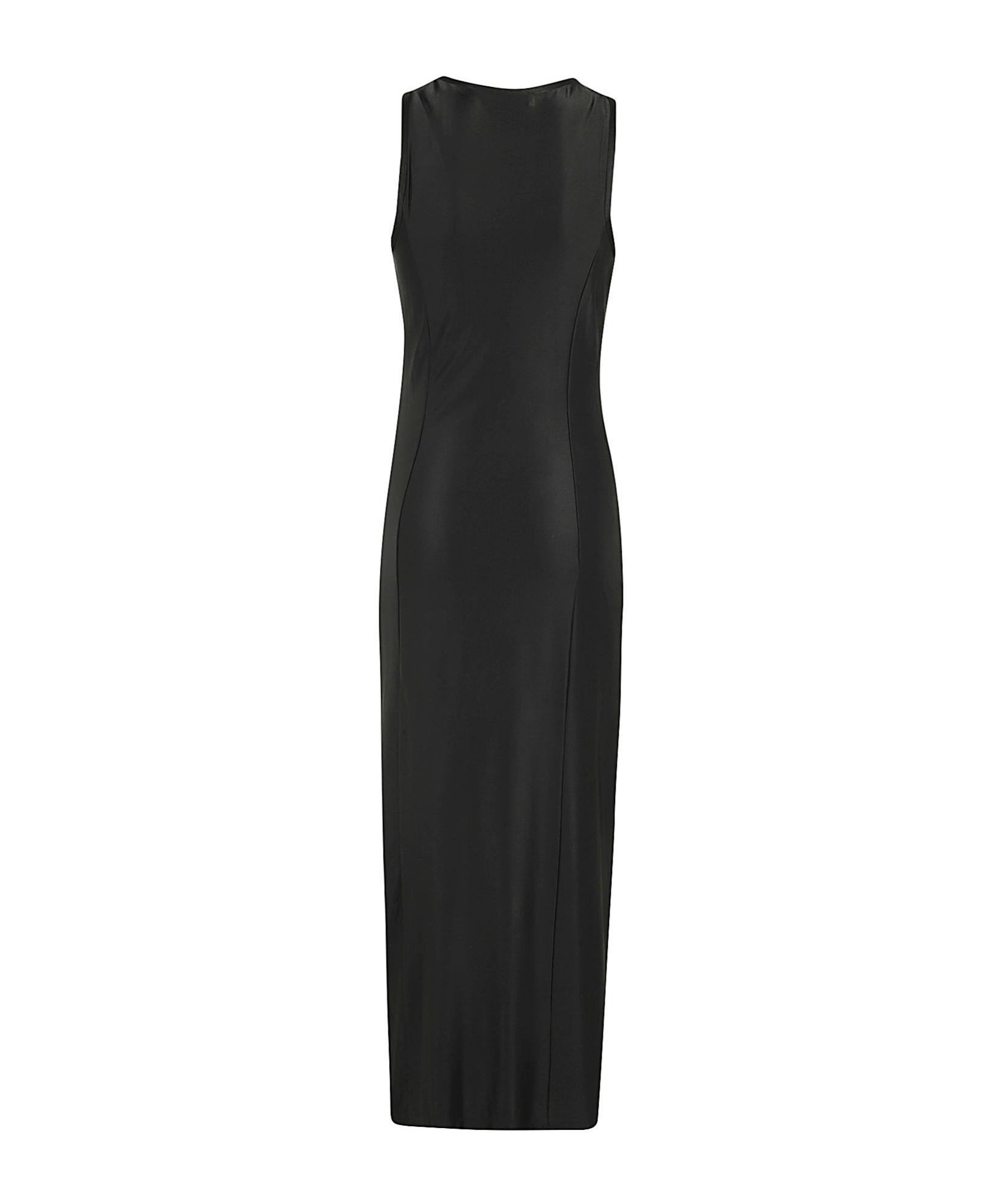 Rabanne Stud-detailed Sleeveless Midi Dress In Black