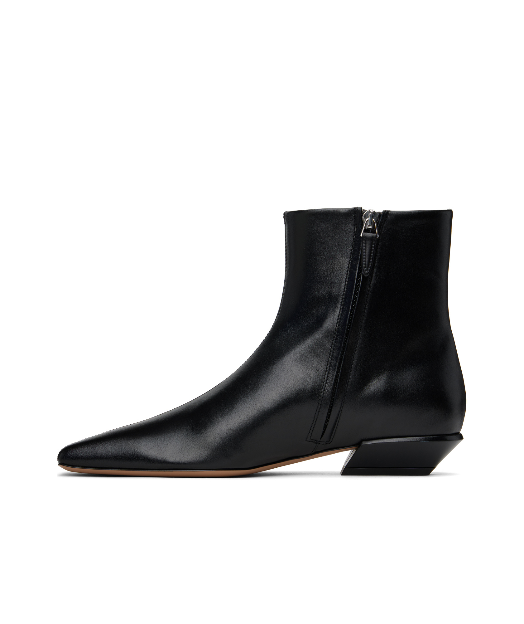 Paris Texas Bettina Ankle Boot Heel 25 In Black