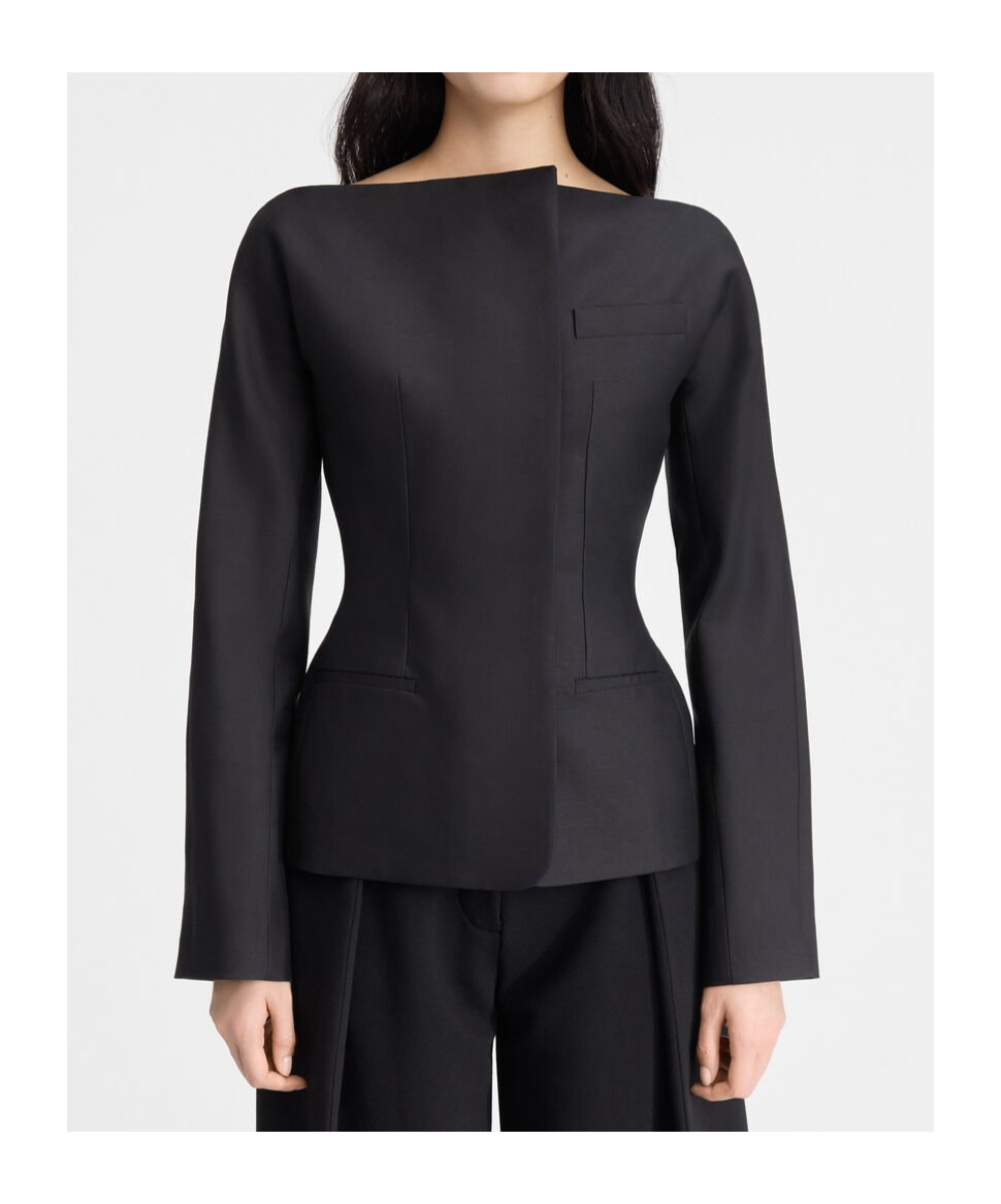 Jacquemus Long-sleeved Casual Jacket In Black