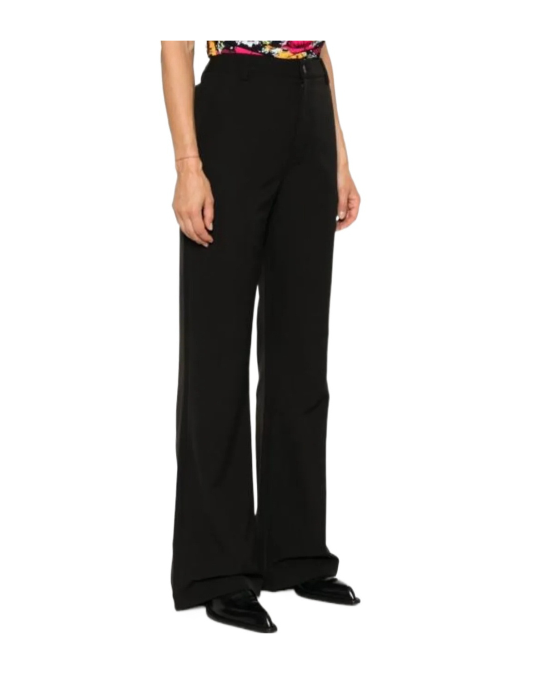 Moschino Straight-leg Trousers In Black