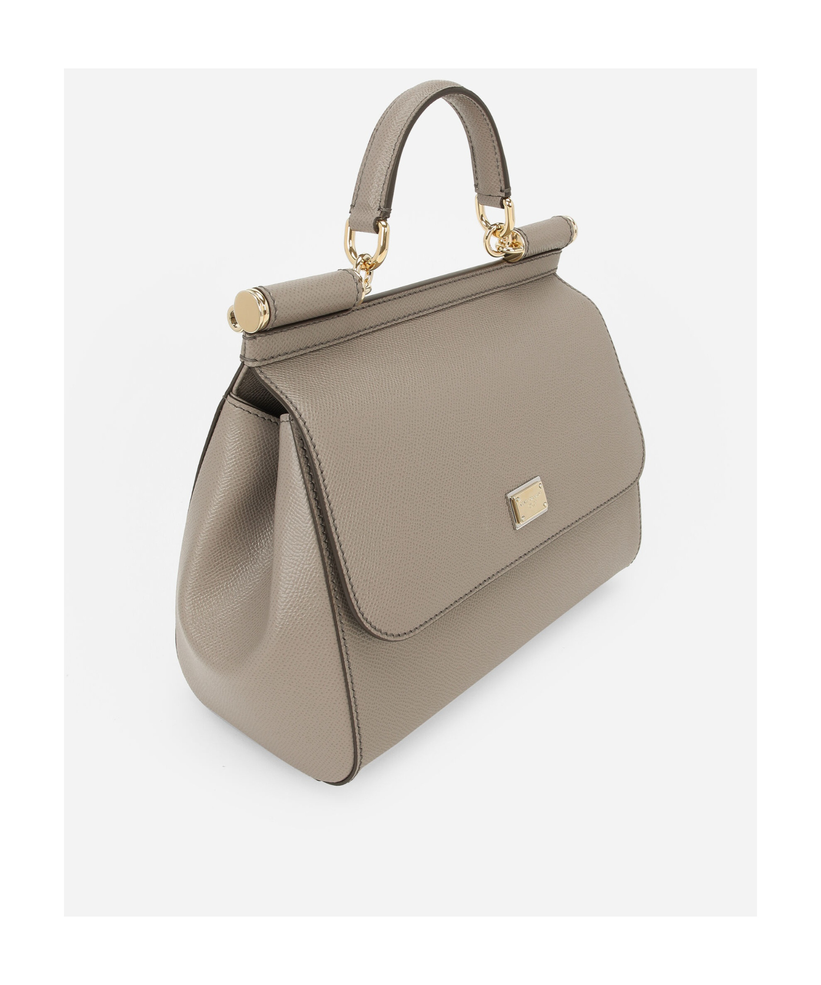 Dolce & Gabbana Flip Shoulder Bag In Nude