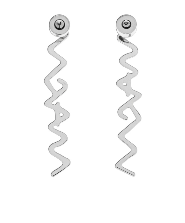 Marni Symbol Embellished Logo Plaque Earrings In Multi