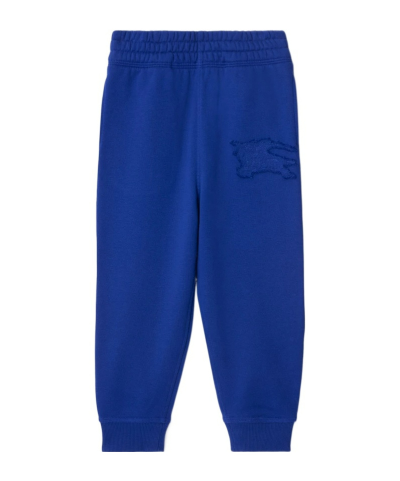 Burberry Equestrian Knight-patch Track Pants In Blue