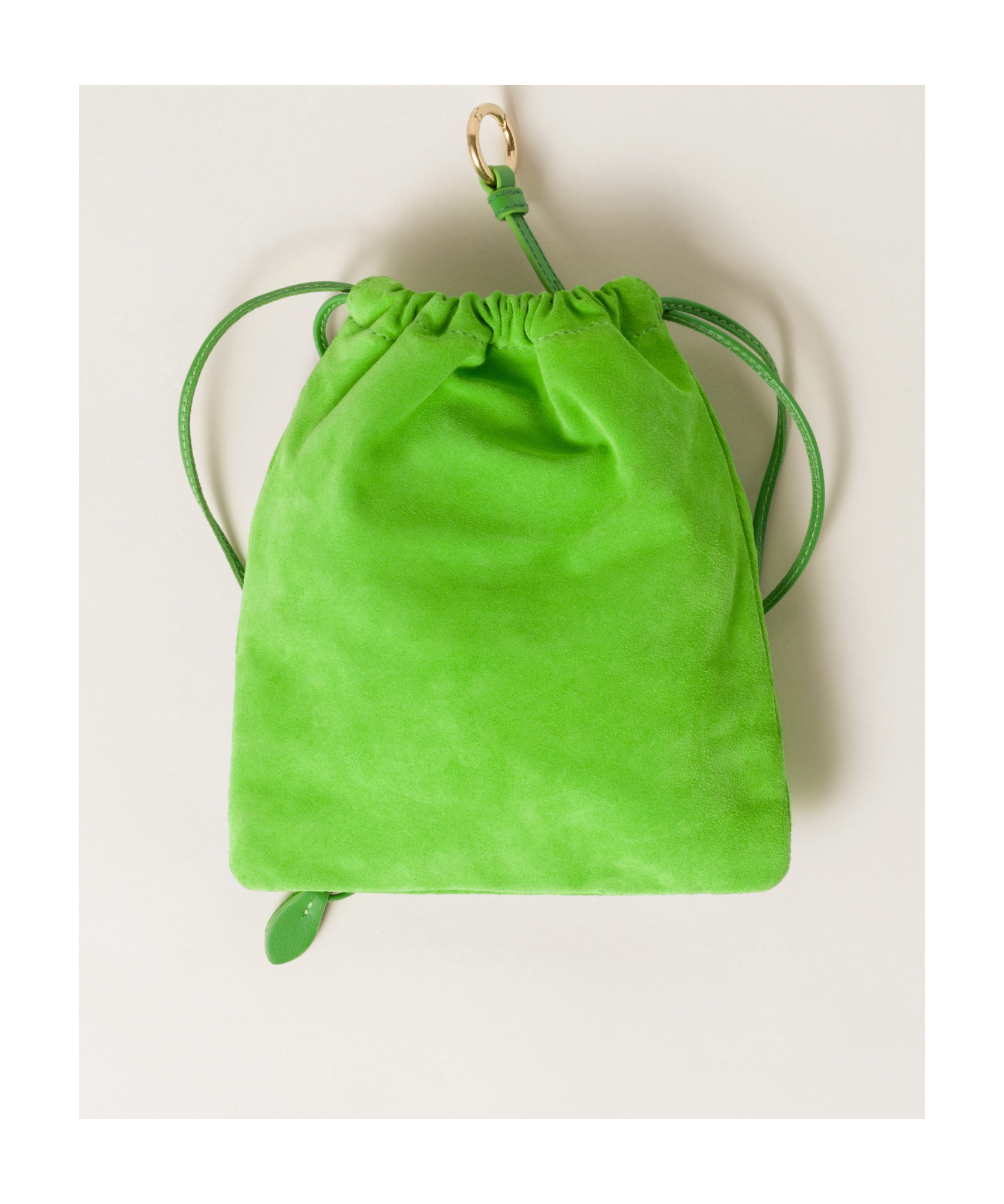 Miu Miu Logo Shoulder Bag In Green