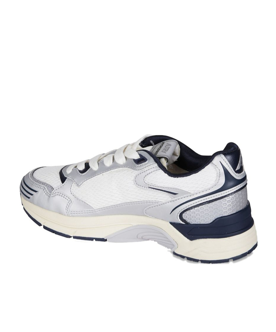 Autry Hyperway Sneaker In Mesh And Suede Sneakers Silver In Multi