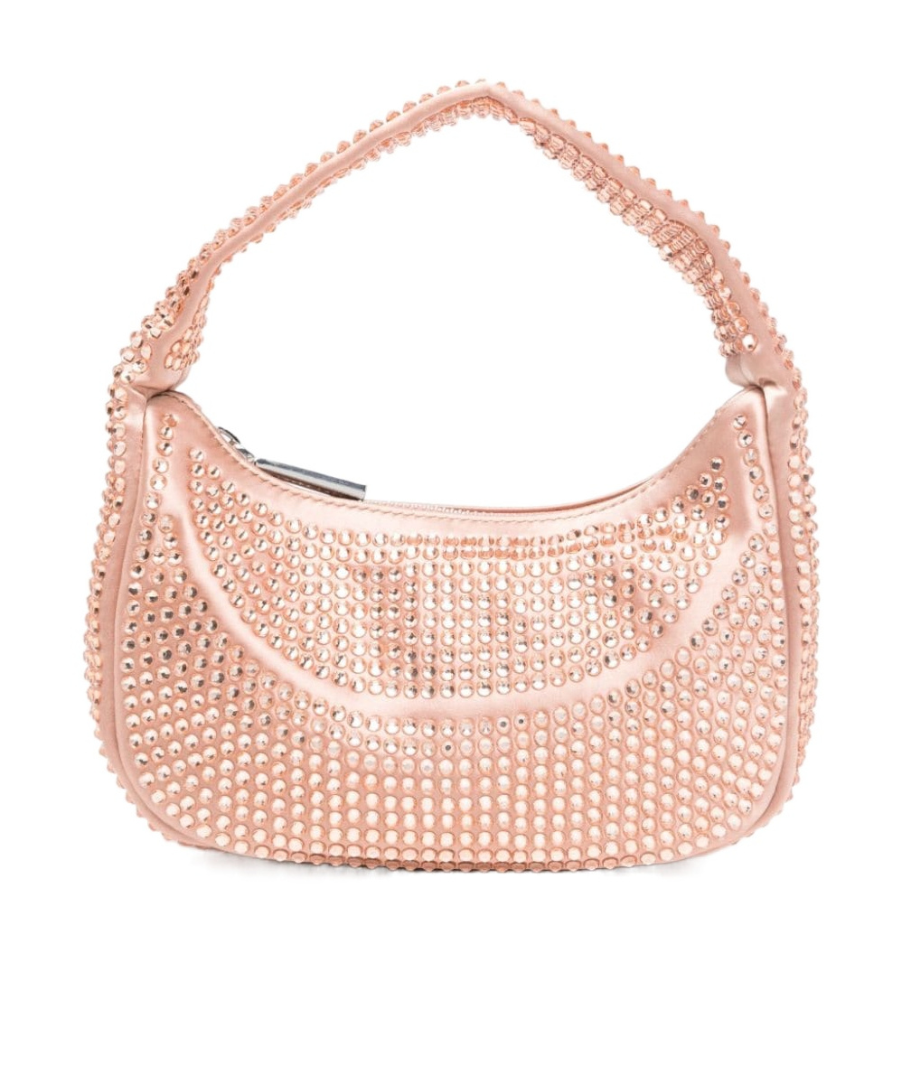 Shop Chiara Ferragni Mini Rhinestone-embellished Tote Bag In Nude