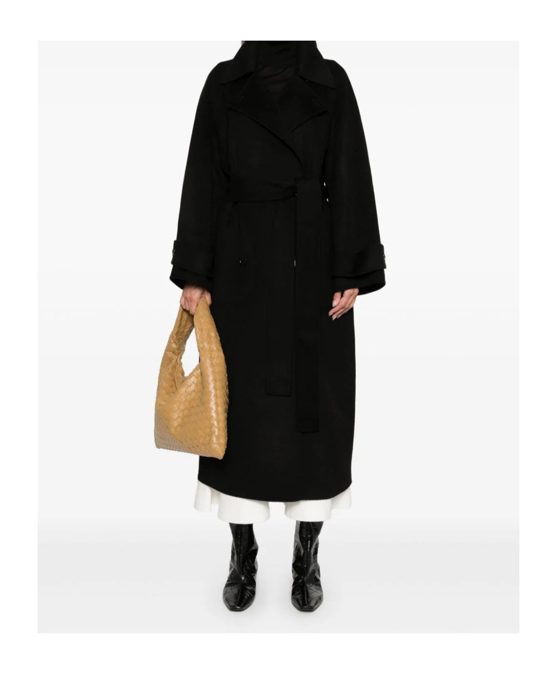 Joseph Long-sleeved Coat In Black
