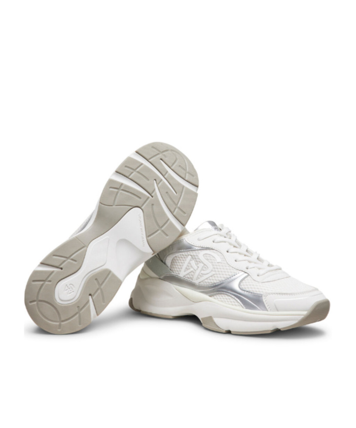 Stuart Weitzman Sw Trainer Sneakers In White