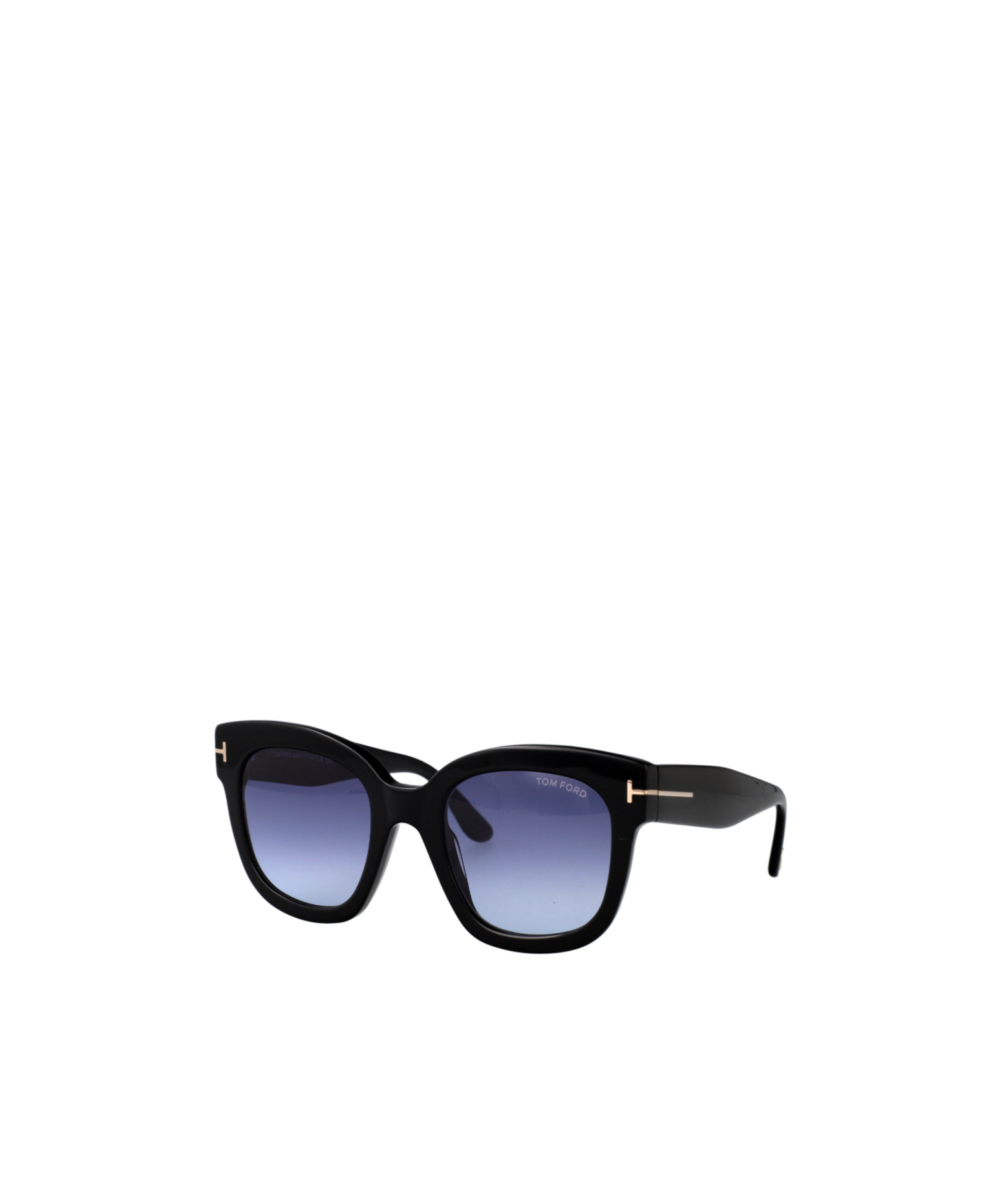 Tom Ford Geometric Frame Sunglasses In Black