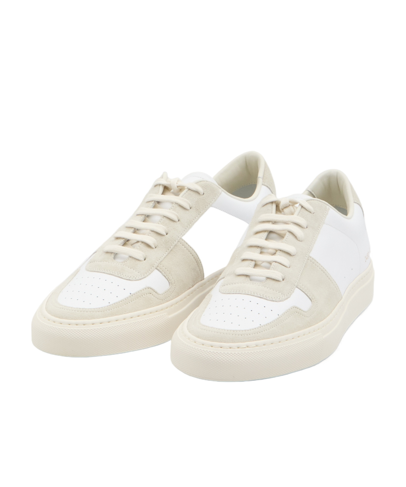 Common Projects Round Toe Sneakers In White