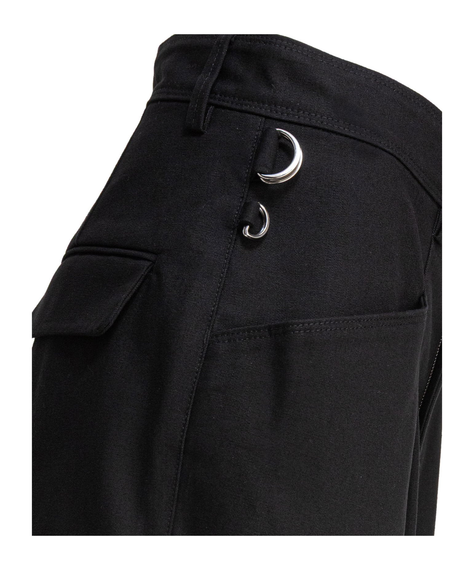 Isabel Marant Fairy Pleated Cotton-canvas Shorts In Black