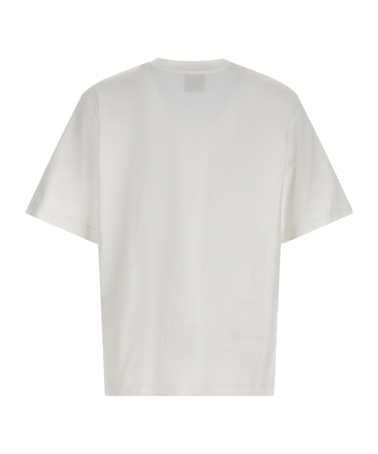 Casablanca Logo Crew Neck T-shirt In White