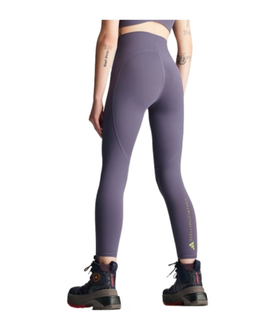 Shop Adidas By Stella Mccartney Logo-print Leggings In Gray