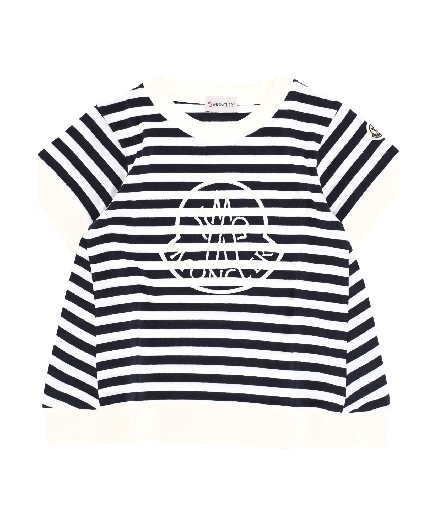 Moncler Short-sleeved Shirt In White