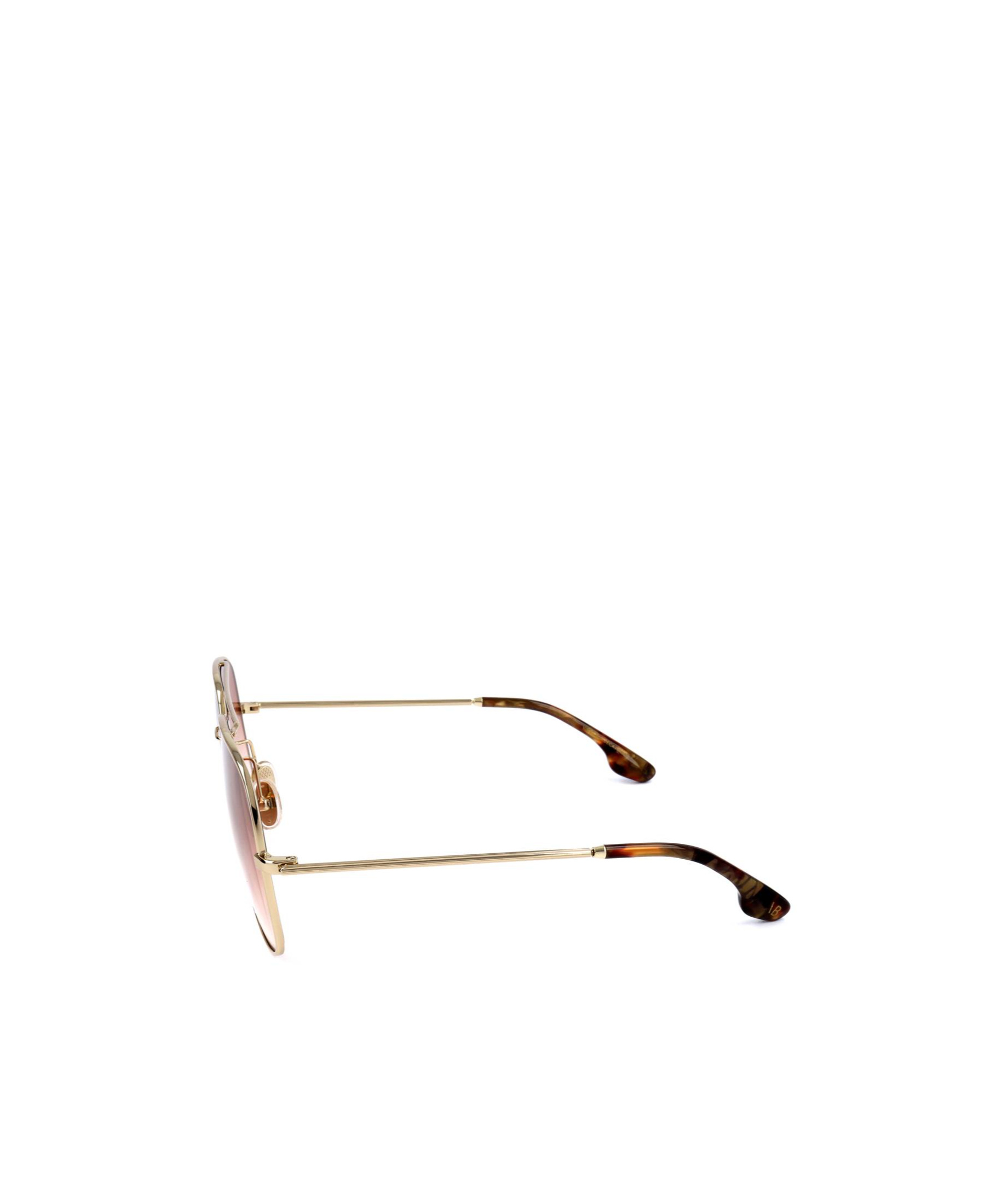 Victoria Beckham Pilot Sunglasses In Brown