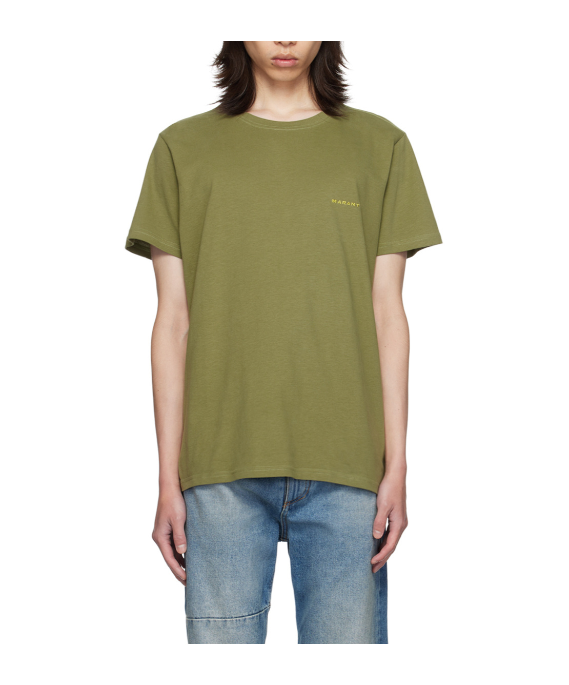 Isabel Marant Zafferh Short-sleeved T-shirt In Green