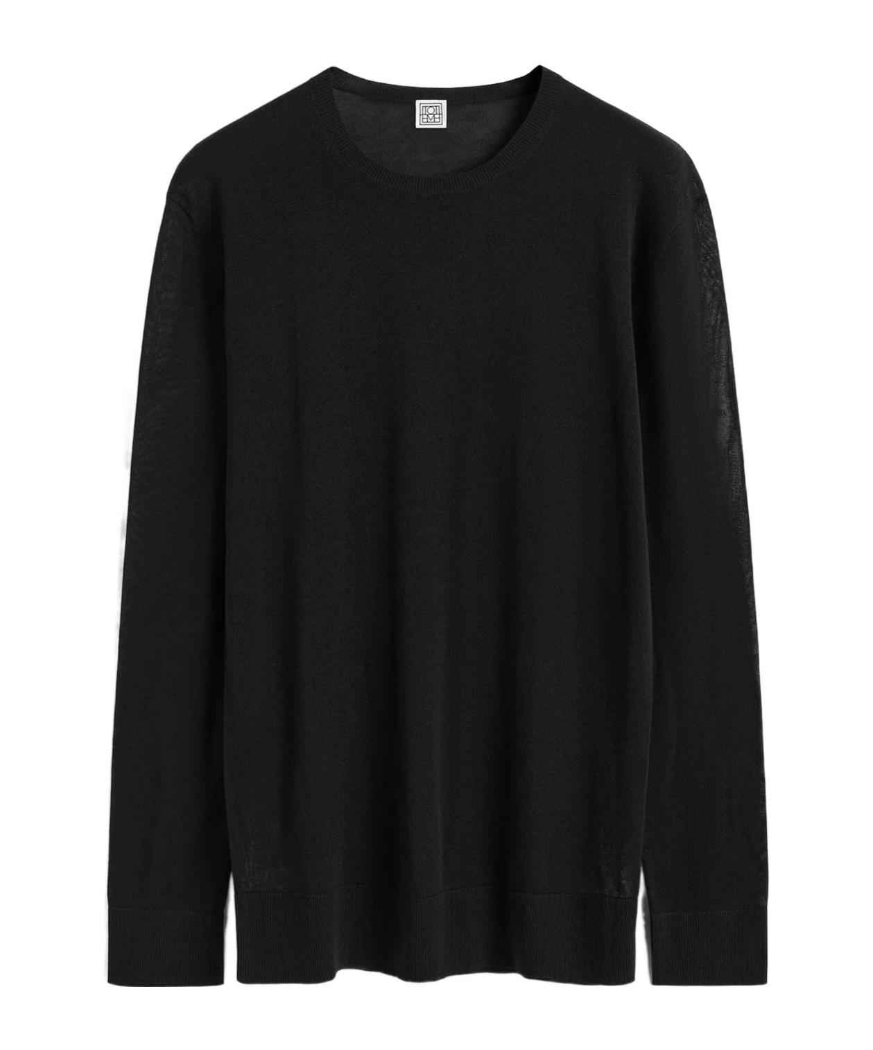 Totême Lyocell-blend T-shirt In Black