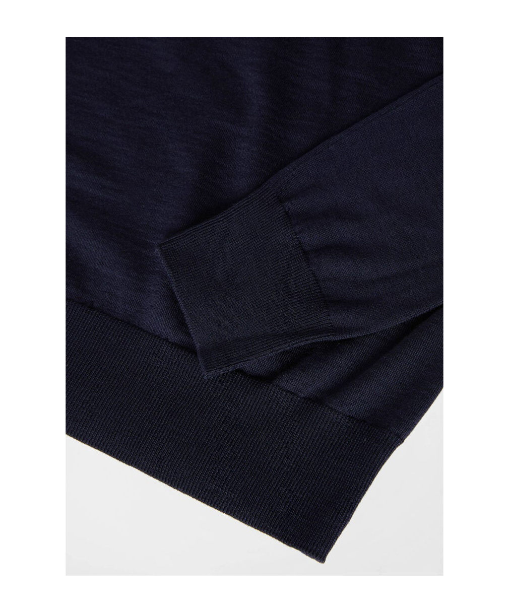 Jil Sander Roll-neck Wool Jumper In Black
