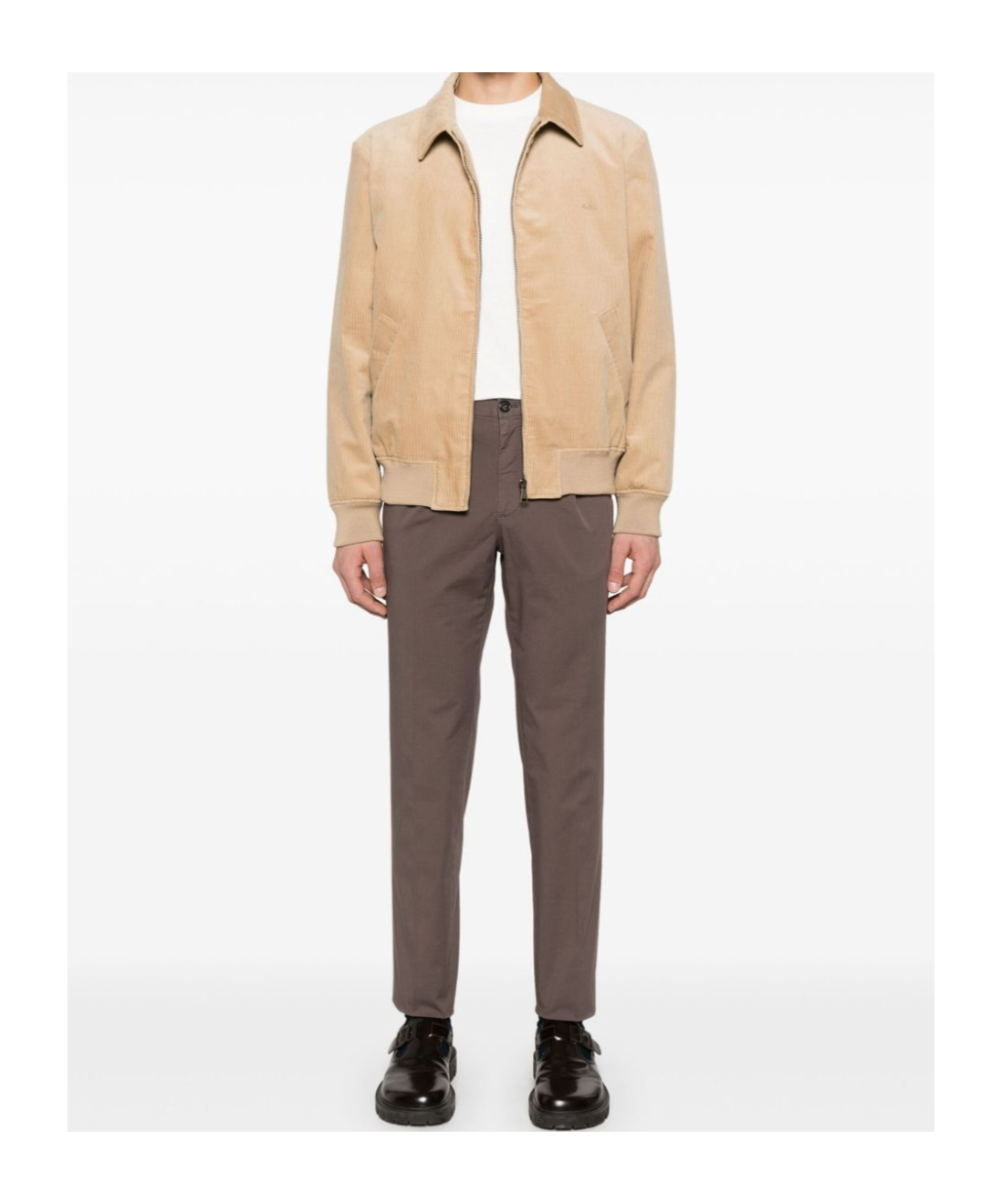 Apc Corduroy Jacket In Nude