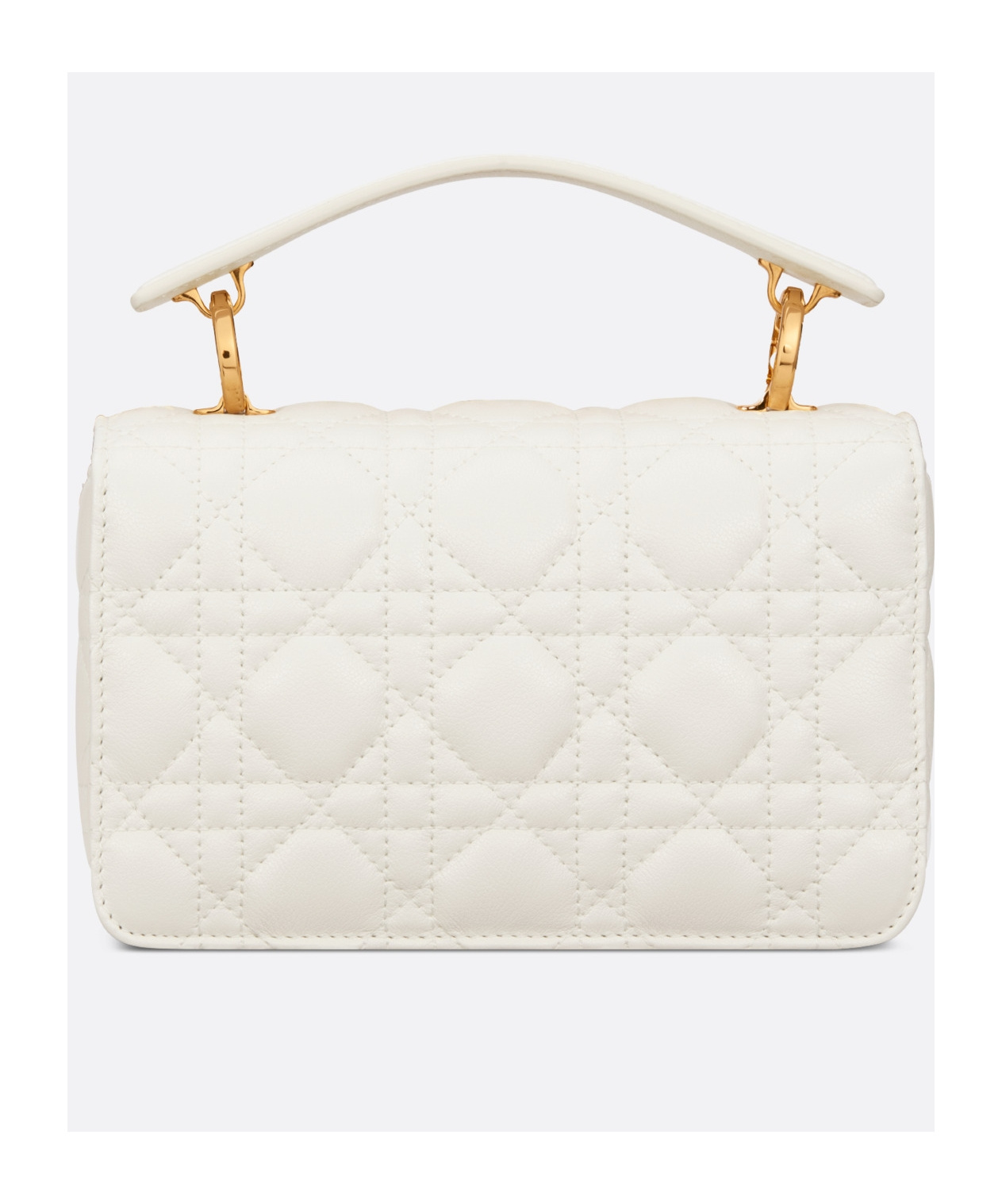 Dior Mini Jolie Shoulder Bag In White