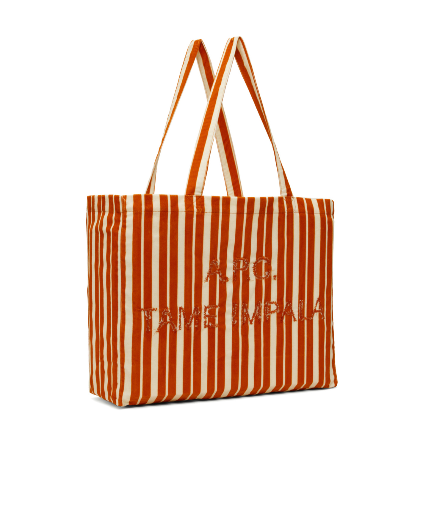 Apc A.p.c. X Tame Impala Striped Leash Tote In Red