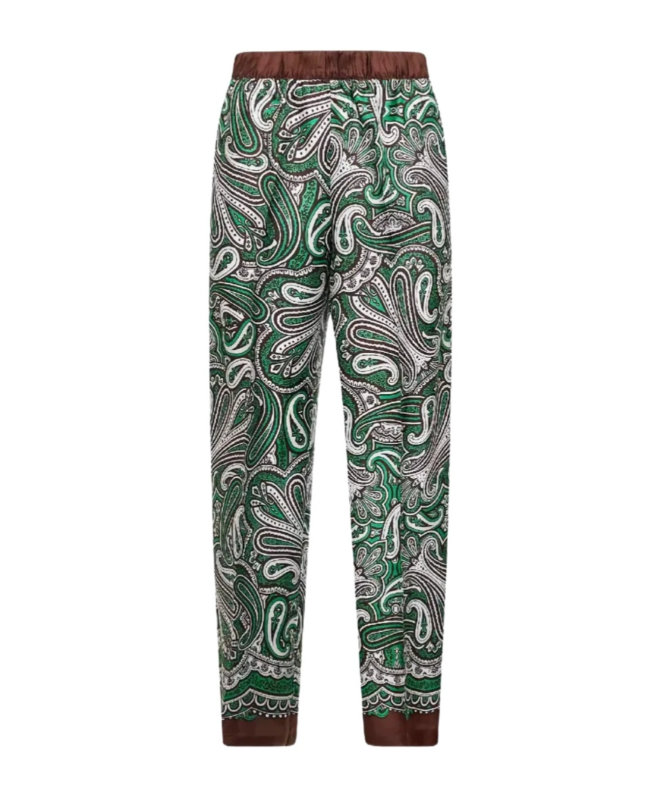 P.a.r.o.s.h Pantalon De Jogging À Motif Cachemire In Gray