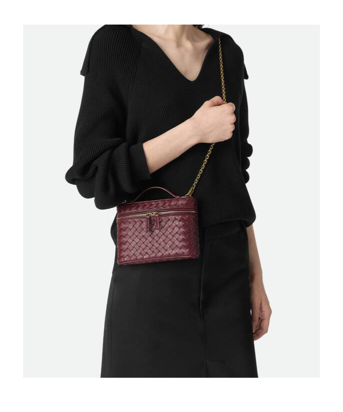 Bottega Veneta Small Soft Vanity In Brown