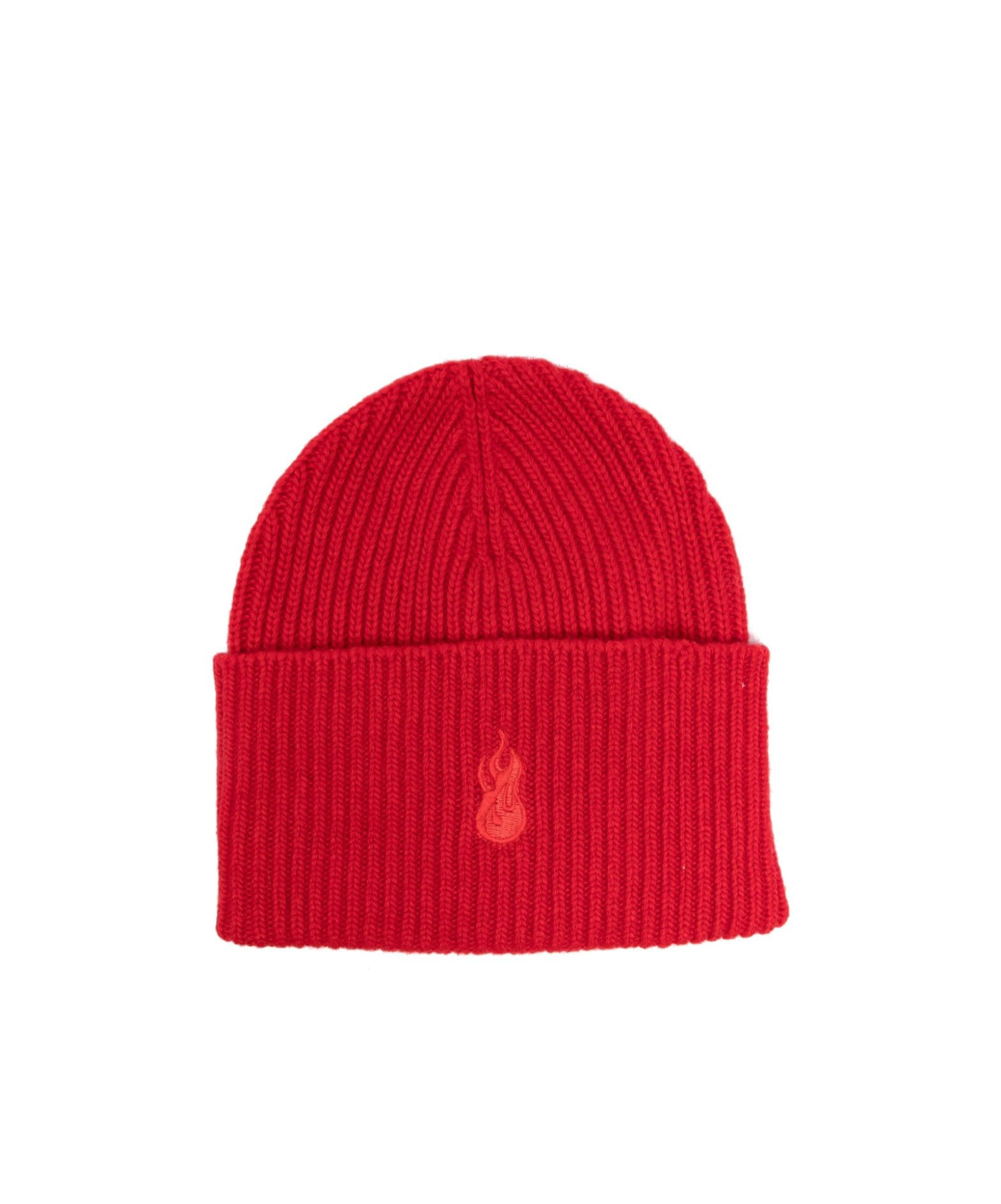 Vision Of Super Rib Knitted Hat In Red