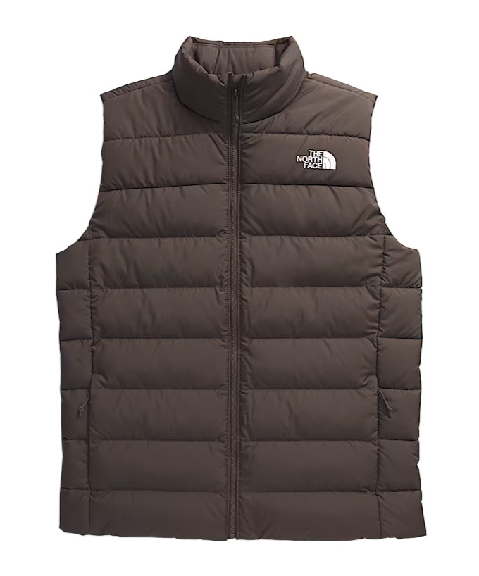 The North Face Mens Aconcagua 3 Vest In New Taupe Green