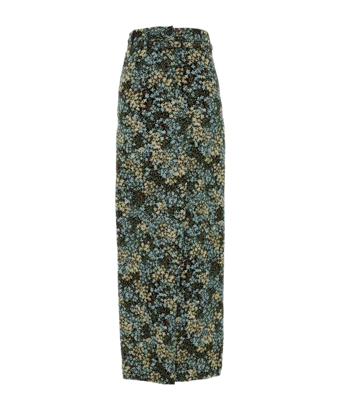 Dries Van Noten Printed Skirt In Multicolor